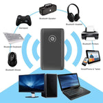 Adaptador Bluetooth B10S 5.0 Transmissor e Receptor Bluetooth 2 em 1, preto