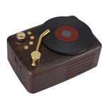 Coluna Bluetooth Estilo Retro, Antena FM Integrada de Alta Sensibilidade, Viagem de Longa Duração, T12 (Castanho)