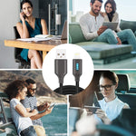 Cabo de Carregamento Inteligente com Desligamento Automático para Liga de Zinco para Cabo de Dados Luminoso da Apple com Luz de Corrida