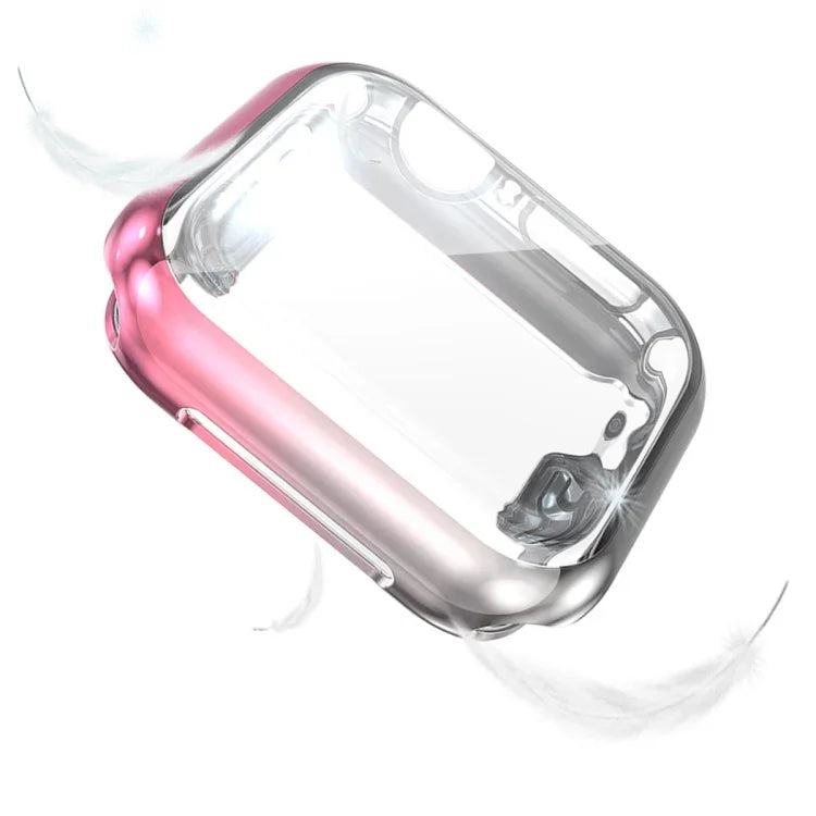 For Apple Watch Series 4/5/6 & Watch SE 1/2/3 44mm Gradient All-inclusive TPU Protective Case, For Apple Watch Series 5 & 4 44mm