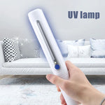 Lâmpada Portátil de Desinfeção Germicida UV de 3W para Uso Pessoal, Carro e Viagem, Bastão de Desinfeção UV Rápida