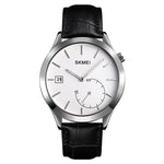 Relógio Masculino Criativo e de Moda SKMEI 1581 Simples Casual para Desporto ao Ar Livre Resistente à Água com Quartzo de Dois Pinos