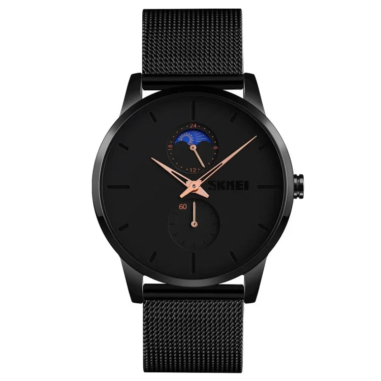Relógio de Quartzo Masculino Skmei 9208 Casual Simples para Negócios e Desporto