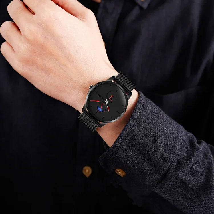 Relógio de Quartzo Masculino Skmei 9208 Casual Simples para Negócios e Desporto