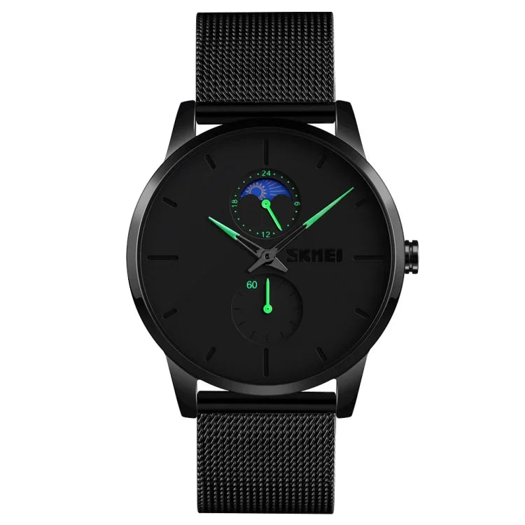 Relógio de Quartzo Masculino Skmei 9208 Casual Simples para Negócios e Desporto
