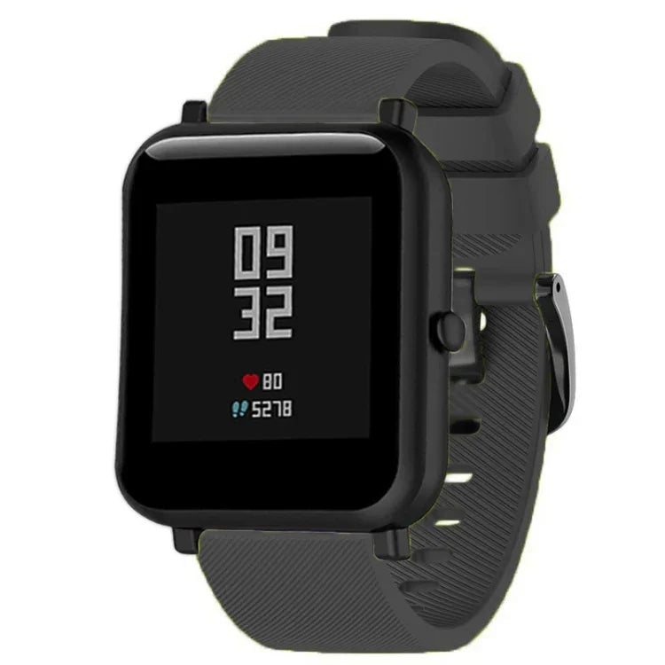 Correia de silicone 20mm para Huami Amazfit GTS / Samsung Galaxy Watch Active 2 / Gear Sport