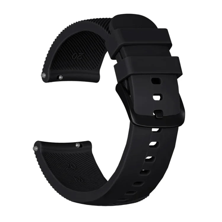 Correia de silicone 20mm para Huami Amazfit GTS / Samsung Galaxy Watch Active 2 / Gear Sport
