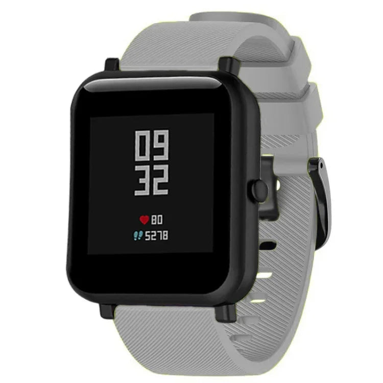 Correia de silicone 20mm para Huami Amazfit GTS / Samsung Galaxy Watch Active 2 / Gear Sport