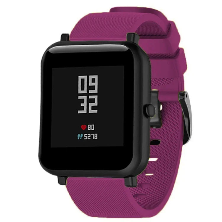 Correia de silicone 20mm para Huami Amazfit GTS / Samsung Galaxy Watch Active 2 / Gear Sport