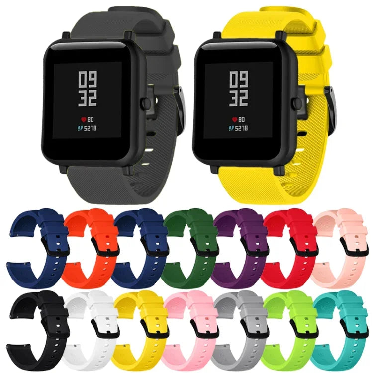 Correia de silicone 20mm para Huami Amazfit GTS / Samsung Galaxy Watch Active 2 / Gear Sport
