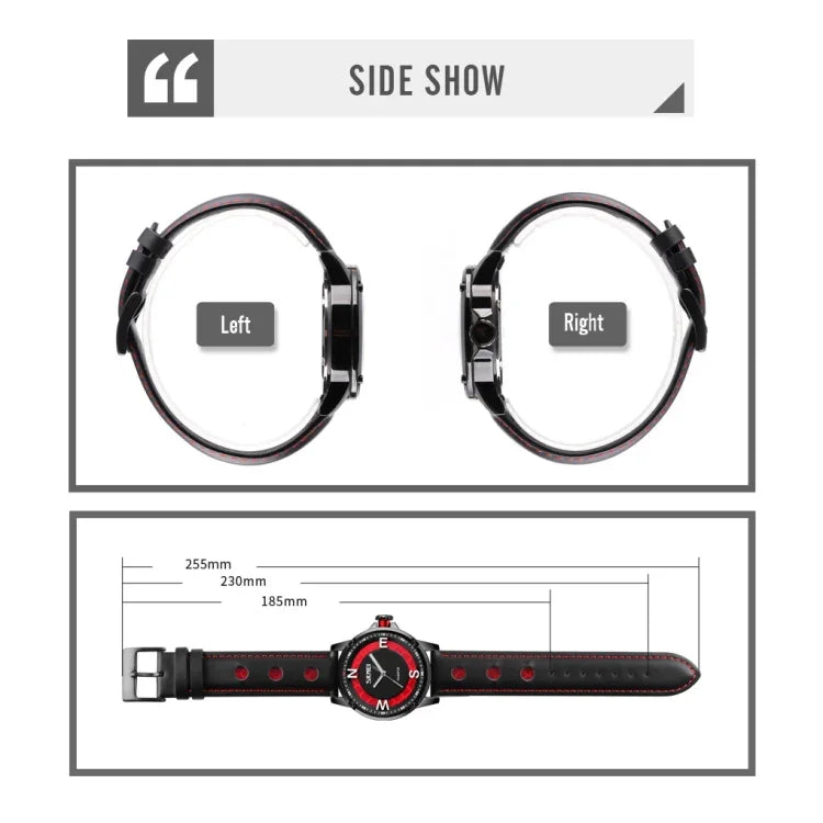 Relógio Masculino SKMEI 9211 de Moda com Mostrador Estéreo Desportivo Ponteiros Luminosos Criativo Relógio de Quartzo para Negócios e Tendência