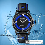 Relógio Masculino SKMEI 9211 de Moda com Mostrador Estéreo Desportivo Ponteiros Luminosos Criativo Relógio de Quartzo para Negócios e Tendência