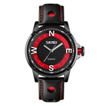 Relógio Masculino SKMEI 9211 de Moda com Mostrador Estéreo Desportivo Ponteiros Luminosos Criativo Relógio de Quartzo para Negócios e Tendência