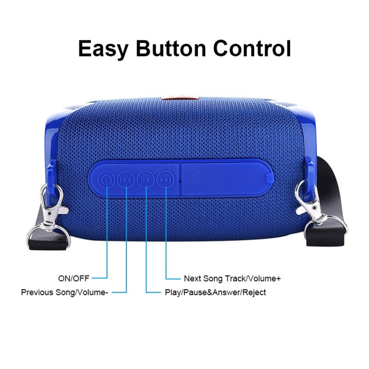 Coluna Bluetooth Sem Fios T&G TG532 10W Impermeável Portátil Caixa Mini para Exterior Rádio FM