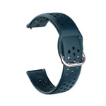Correia respirável porosa 20mm para Huami Amazfit GTS / Samsung Galaxy Watch Active 2 / Huawei Watch GT2 42MM com fivela interior