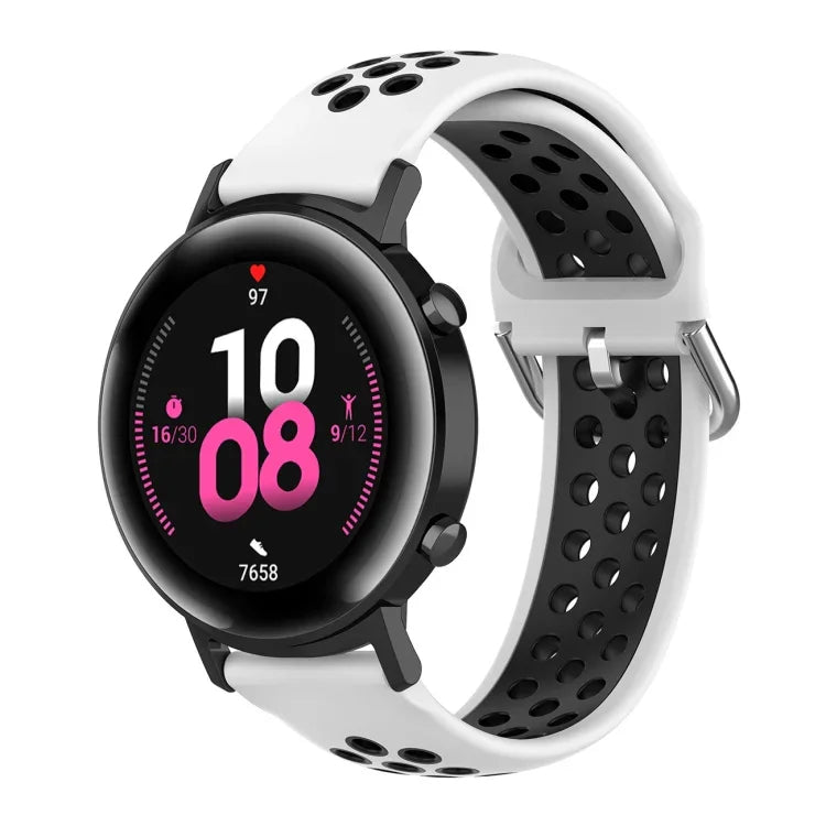 Correia de silicone com fivela interior de moda 20mm para Huami Amazfit GTS / Samsung Galaxy Watch Active 2 / Huawei Watch GT2 42MM
