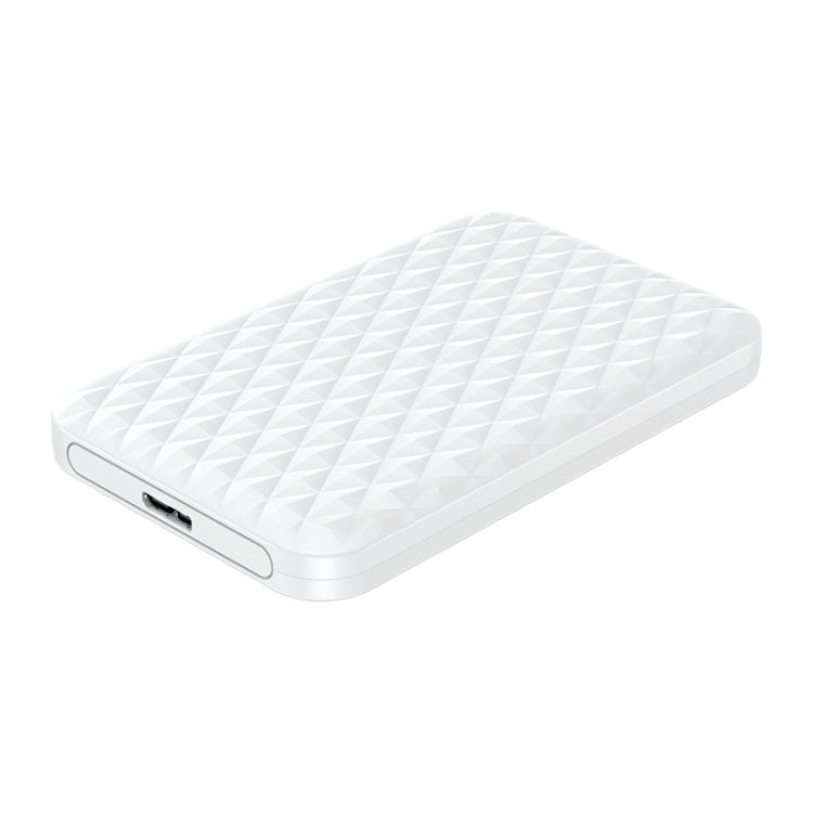 ORICO 2520U3 Caixa Portátil para Disco Rígido de 2,5 polegadas, Branco, Preto