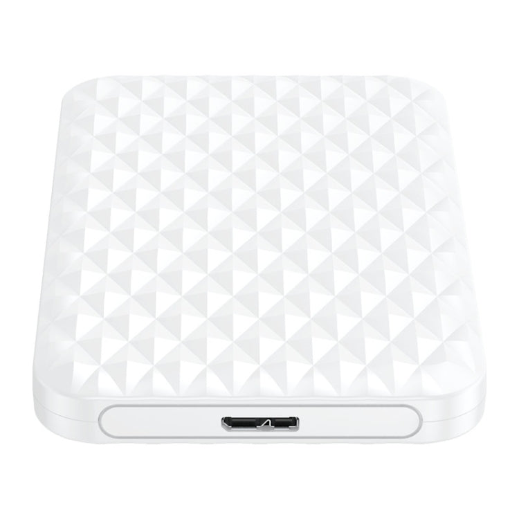 ORICO 2520U3 Caixa Portátil para Disco Rígido de 2,5 polegadas, Branco, Preto
