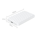 ORICO 2520U3 Caixa Portátil para Disco Rígido de 2,5 polegadas, Branco, Preto