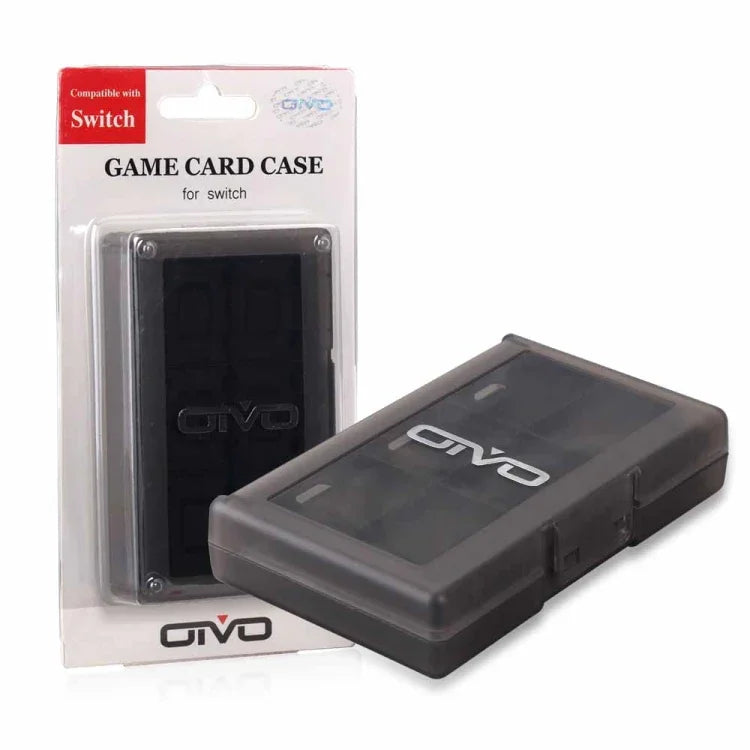 Caixa de Armazenamento para Cartões de Memória de Jogos OIVO IV-SW029 24 em 1 para Nintendo Switch