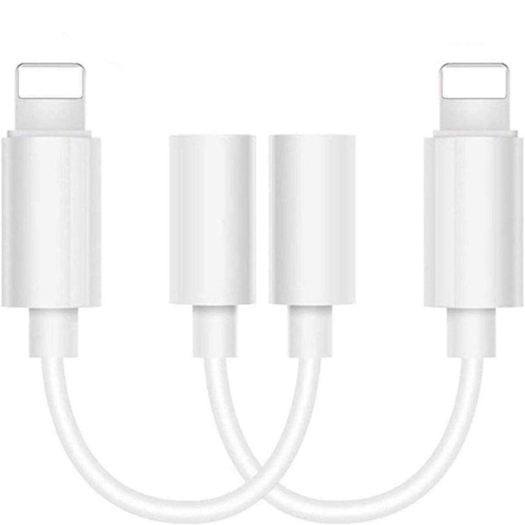 Zs-kl21836 Adaptador para auriculares 2 PCS 8 pinos para 3,5 mm, Adaptador de áudio, Suporta todos os sistemas iOS