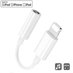 Zs-kl21836 Adaptador para auriculares 2 PCS 8 pinos para 3,5 mm, Adaptador de áudio, Suporta todos os sistemas iOS