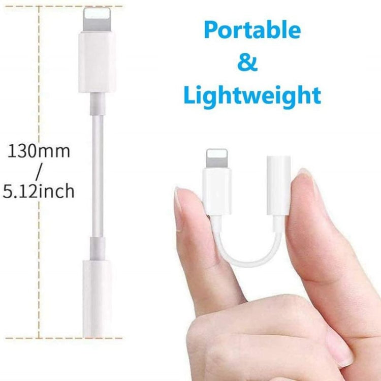 Zs-kl21836 Adaptador para auriculares 2 PCS 8 pinos para 3,5 mm, Adaptador de áudio, Suporta todos os sistemas iOS