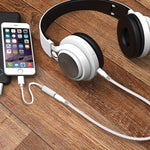 Zs-kl21836 Adaptador para auriculares 2 PCS 8 pinos para 3,5 mm, Adaptador de áudio, Suporta todos os sistemas iOS