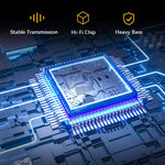 Coluna Bluetooth Mini Portátil EWA A150 Caixa de Som Wireless Hifi Estéreo Graves Fortes Subwoofer Metálico Suporta Cartão Micro SD e AUX 3,5mm