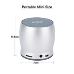 Coluna Bluetooth Mini Portátil EWA A150 Caixa de Som Wireless Hifi Estéreo Graves Fortes Subwoofer Metálico Suporta Cartão Micro SD e AUX 3,5mm