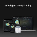 Coluna Bluetooth Mini Portátil EWA A150 Caixa de Som Wireless Hifi Estéreo Graves Fortes Subwoofer Metálico Suporta Cartão Micro SD e AUX 3,5mm