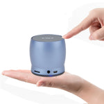 Coluna Bluetooth Mini Portátil EWA A150 Caixa de Som Wireless Hifi Estéreo Graves Fortes Subwoofer Metálico Suporta Cartão Micro SD e AUX 3,5mm