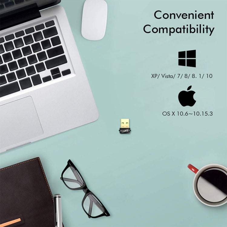 Adaptador USB WIFI EDUP EP-AC1651 650Mbps Banda Dupla 5G/2.4GHz Placa de Rede Sem Fios Externa Receptor Wifi Dongle para Portátil Windows MacOS