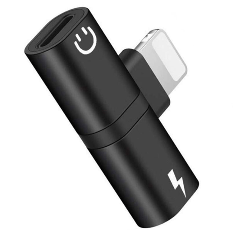 Zs-18182 Adaptador de Auricular 2 em 1 8 Pinos Macho para 8 Pinos Carregamento + 8 Pinos Áudio Fêmea, Suporta Chamadas e Controlo de Volume, Compatível com Sistema IOS 13