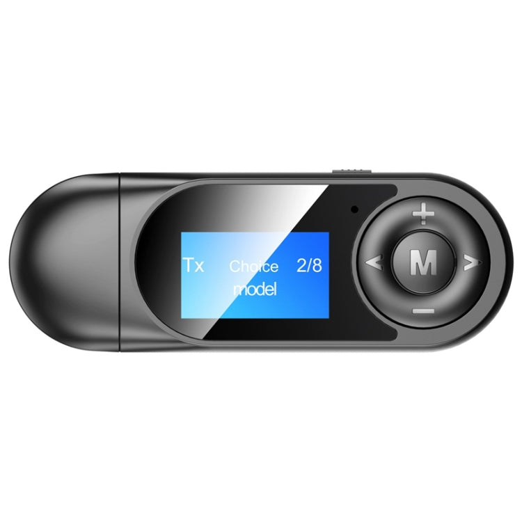 Receptor e transmissor USB Bluetooth 5.0 T13 sem necessidade de driver com ecrã