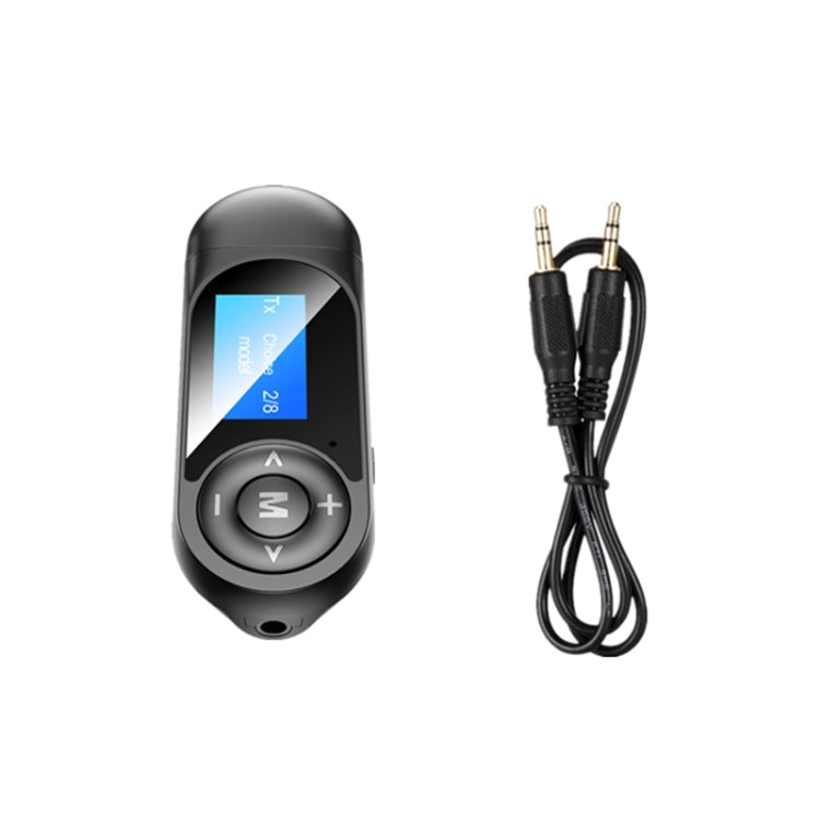 Receptor e transmissor USB Bluetooth 5.0 T13 sem necessidade de driver com ecrã