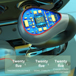 Auricular Bluetooth TWS T20 5.0 com controlo tátil, três LEDs para indicação da bateria e caixa de carregamento, suporte para chamadas e assistente de voz