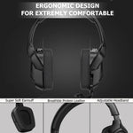 Auscultadores Gaming Estéreo ONIKUMA K20 para PS4 com Microfone/Luz LED para XBox One/Portátil Tablet