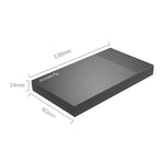 Caixa Portátil para Disco Rígido USB-C / Tipo-C ORICO 2526C3 2,5 polegadas