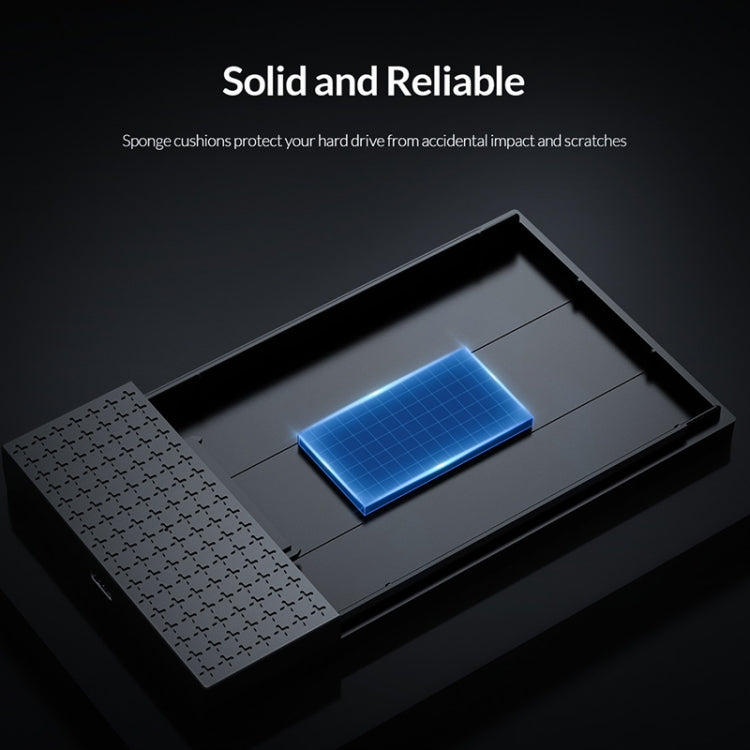 Caixa Portátil para Disco Rígido USB-C / Tipo-C ORICO 2526C3 2,5 polegadas
