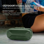 Coluna Bluetooth Sem Fios Estéreo Portátil NewRixing NR3023 Microfone Integrado Suporta Cartão TF / FM