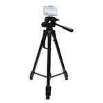 L-3600 Tripé Live com Gimbal de Amortecimento Tridimensional  Placa de Libertação Rápida Destacável  Ajuste de Altura 62-170cm para Câmara SLR  Luz Live  Projetor (Preto), L-3600