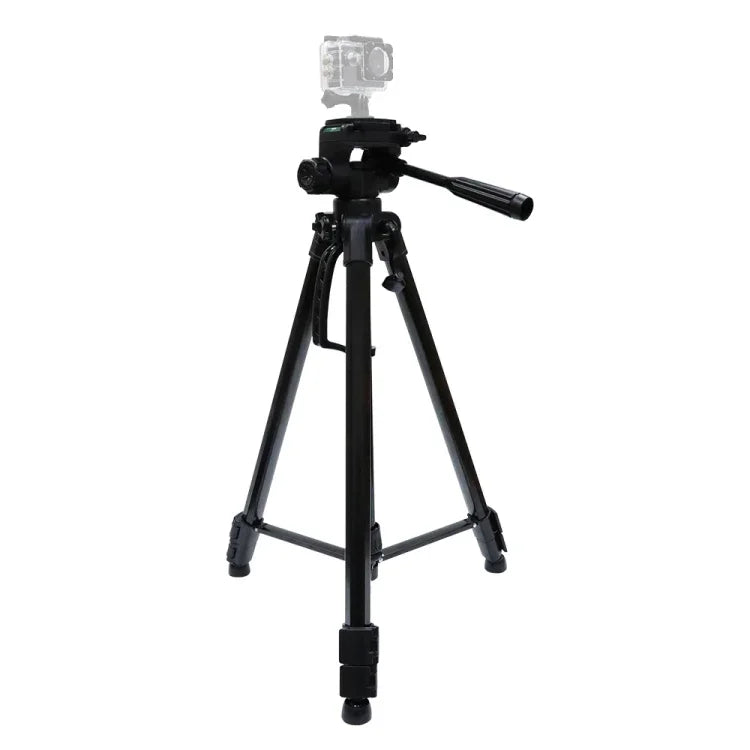 L-3600 Tripé Live com Gimbal de Amortecimento Tridimensional  Placa de Libertação Rápida Destacável  Ajuste de Altura 62-170cm para Câmara SLR  Luz Live  Projetor (Preto), L-3600