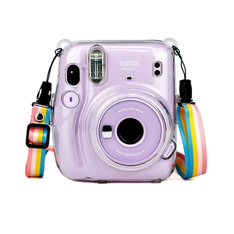 Mala de Transporte Richwell com Tampa Rígida Cristal e Alça de Ombro para Fujifilm Instax Mini 11