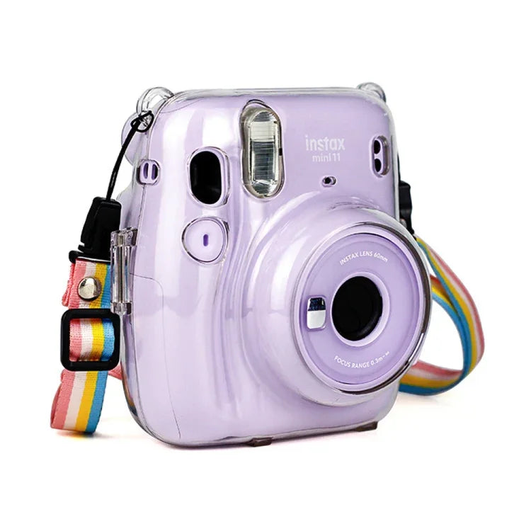 Mala de Transporte Richwell com Tampa Rígida Cristal e Alça de Ombro para Fujifilm Instax Mini 11