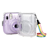Mala de Transporte Richwell com Tampa Rígida Cristal e Alça de Ombro para Fujifilm Instax Mini 11