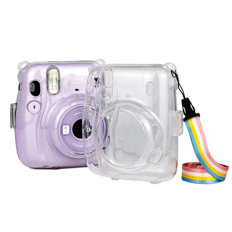 Mala de Transporte Richwell com Tampa Rígida Cristal e Alça de Ombro para Fujifilm Instax Mini 11