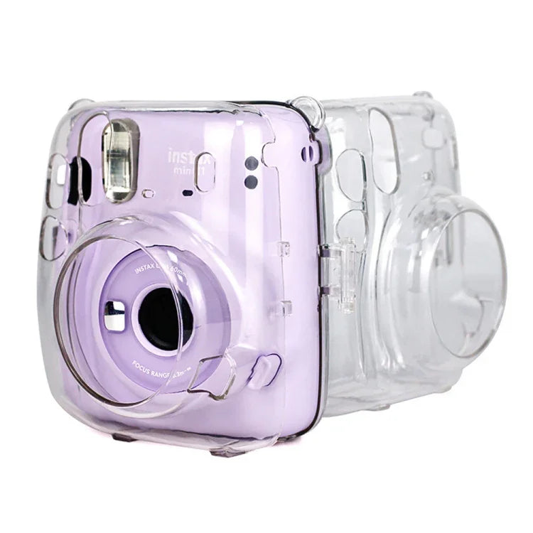 Mala de Transporte Richwell com Tampa Rígida Cristal e Alça de Ombro para Fujifilm Instax Mini 11
