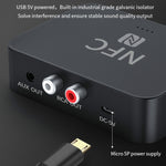 Receptor de música de secretária R6 NFC Bluetooth 5.0, Receptor Bluetooth, Suporta cartão TF