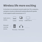 T6 Transmissor Bluetooth 5.0 para computador e TV Fibra coaxial AUX multifunções Cartão TF HiFI Transmissor de áudio Bluetooth